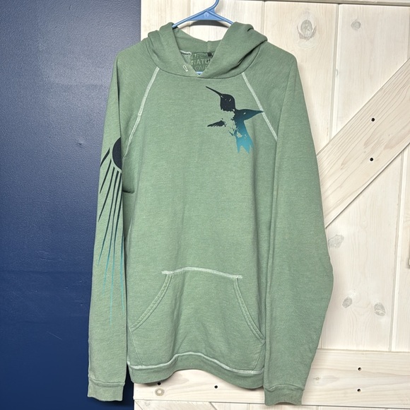 Freecity Sun Life Hoodie, Life Nature Love Hummingbird Size 3 Large - Picture 3 of 7